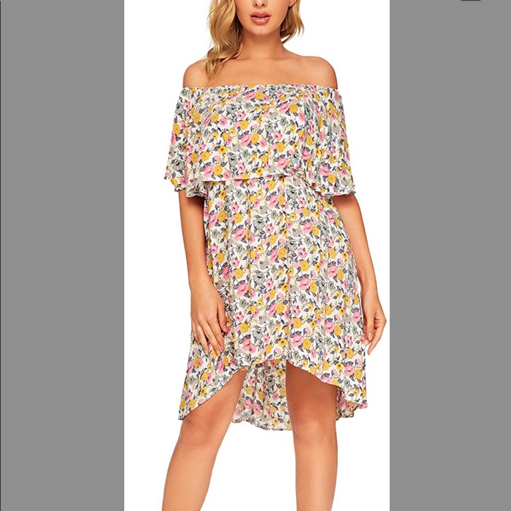 Off the shoulder dress
